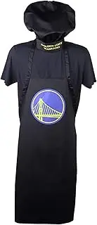 Pro Specialties Group Golden State Warriors Apron & Chef Hat, NBA Gifts and Merchandise