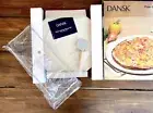 Dansk Pizza Baking Stone Set | New In Box! Stainless Steel Slicer, Rack & Stone