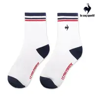 在飛比找momo購物網優惠-【LE COQ SPORTIF 公雞】中筒襪/運動襪/休閒襪