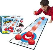 Tabletop Curling Game - Tabletop Shuffleboard,Fun Tabletop Golf Game for Kids Party, Portable Educational Table Bowling Game