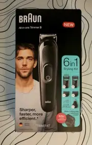 Braun MGK3220 6-in-1 Styling Kit Beard Trimmer & Body Groomer