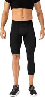 [Little Hand] Men's One Leg Compression Leggings Compression