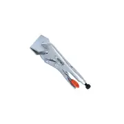 SP Tools 200mm Sheet Metal Locking Pliers Wide Jaw - Heavy Duty Cr-V Steel