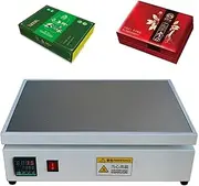 Cellophane Wrapping Machine, Manual Overwrapping Machine with 0-300℃ Adjustable Temperature Heating Plate, Commercial Desktop PVC Heat Sealer with Circular Heat Emission Hole, for Cosmetics 30 * 40cm