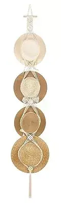 4 Hat Style Macrame Hat Hangers Boho Cowboy Hat Rack for Wall Organizer