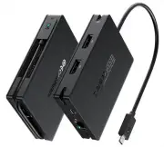 Cable Matters 8-in-1 Portable 40Gbps USB4 Hub (USB 4 Dock) Dual DisplayPort 4...