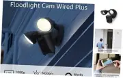 Floodlight Cam Wired Plus with 1 Camera Floodlight Cam Wired Plus Only Black