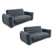 Intex Inflatable Pull-Out Sofa Air Mattress 26"X80"X88" (Queen Sleeper Size)