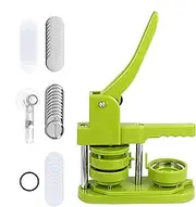 Button Pin Press - Lightweight Button Maker & Pin Press - Badge Machine Includes Rotating Bracket for Birthday New Year Christmas Easter Celebrations