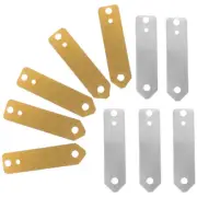 10 Pcs Electrode Strip Anode Sheet Material Dad Primary School Zinc Copper