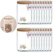 Enkrio 20 PCS Reusable Mason Jar Zipper Bags Mason Jar Bag Refrigerator Organizer Stand-up Airtight Seal Saver Bags Food Storage Sandwich Bags for Kitchen Snack (10Large 6Medium 4Small)