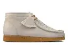 Clarks Mens Wallabee Boots White Woven 26159539