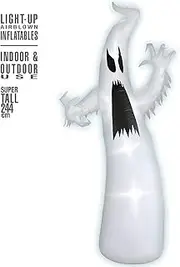 "LIGHT-UP AIRBLOWN INFLATABLE GHOST" 244 cm- indoor & outdoor use -
