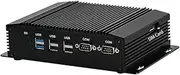 Industrial Computer, Fanless Mini PC, Embedded IPC, J1900 N3510 N3520, Windows 11 or Linux Ubuntu, HUNSN BM18, Watchdog, GPIO, WOL, VGA, HDMI, 2 x LAN, 2 x RS232 422 485, 8G RAM, 512G SSD