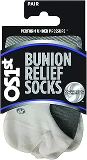 OS1st Bunion Relief Socks (One Pair) with Split-Toe Design and Bunion pad to Relieve Toe Friction and Bunion/Hallux Valgus Pain. SOCKS with PURPOSE