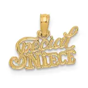 14K Yellow Gold Special Niece Charm