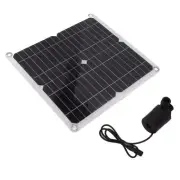 Solar Water Pump Kit 50W Solar Panel 22W Water Fountain Pump With Battery Box US