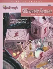 SILHOUETTE BEAUTY Plastic Canvas Needlecraft Shop Leaflet 852231 Trinket Box