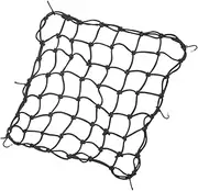 HEALEEP 1set Heavy-Duty Motorbike Cargo Mesh Net Hooks Elastic Storage for Motorcycle Luggage Car and Truck Lightweight Portable Stretchable Organizer for Secure Cargo