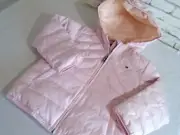 NWT Tommy Hilfiger HOUTEN JACKET Warm Primaloft PINK ICING $99 Girls XS (4-5)