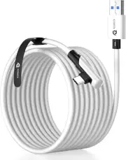 Link Cable 16 FT/5M Compatible with Oculus/Meta Quest 3,Quest 2/1/PICO 4 Accesso