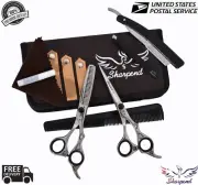 6.5 " Professional Hair Cutting Japanese Scissors Thinning Barber Shears Set Kit