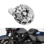 Horn Speaker Cover Fit Chrome 110dB For Harley Touring Glide Big Twin 2007-2024
