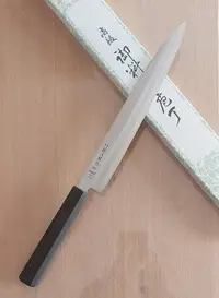 在飛比找Yahoo!奇摩拍賣優惠-藤次郎 TOJIRO 日本柳刃 生魚片刀 MV二層不鏽鋼 橡