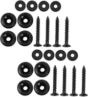 COSMEVIVI Locking Guitar Strap Studs 8pcs Guitar Strap Lock Buttons Pad for Acoustic Electric Bass Ukulele