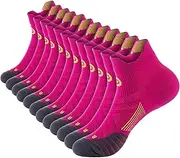 [PAPLUS] Ankle Compression Sock for Men and Women 2/4/6 Pairs, Low Cut Compression Running Sock with Ankle Support