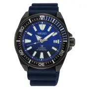 Seiko Prospex Automatic Diver 43.8 mm Blue Dial Silicone Strap Watch SRPD09