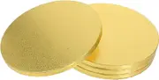 ABOOFAN 4pcs Thickened Cake Drum Sturdy Cake Board Holder for Secure Display Transport Multi Function Dessert Board for Birthdays Weddings Gatherings