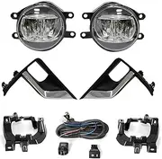 LED Fog Lamp Compatible With Toyota Prado 2018 2019 DRL Daytime Running Light Exterior Front Bumper Auto Driving Daylights