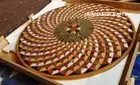 30" balck marble table top coffee corner center table top inlay home hotel room