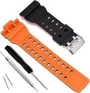 [MyTime] OliBoPo Natural Resin Replacement Watch Band Strap for Casio Mens G-Shock GD120/GA-100/GA-110/GA-100C