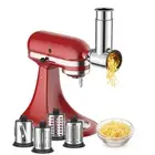 Stainless Steel Slicer Shredder Attachments for KitchenAid Stand Mixer, Chees...