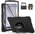 SUPFIVES Case for Galaxy Samsung Tab A9 Plus 11 Inch 2023 Case, Black