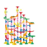133PCS Kids Race Set Railway Building Block Construction Track Toy