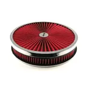 OLDSMOBILE HI FLOW CHROME AIR CLEANER DROP BASE 14X2" 350 400 403 425 455 KIT