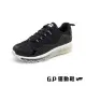 【G.P 全氣墊運動休閒鞋】P7633W-黑色 (SIZE:36-40 共二色)