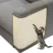 Cat Scratch Couch Sofa Protector with Natural Sisal for Protecting Furniture ...