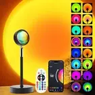 Sunset LED Lamp Projector, 21 Colors Changing App & Remote Control Mood Lighting