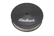 Edelbrock Signature Series Air Cleaner 14" round air cleaner with black powder coat finish 3-3/4" tall ED1223