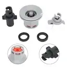 Convenient For Lay Z Spa Inflation Hose Valve Adapter Black+Gray Color