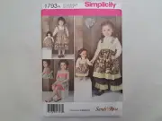 Simplicity Pattern - Child's Dress, Pants, Shorts, & 18" Doll Dress (3-8) #1793