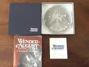**NEW** Wendell August, Christmas Angel 4.5" Plate , Boxed