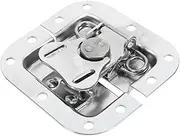 Gadpiparty Spring Loaded Butterfly Twist Latch and Keeper Metal Hardware Toggle Clamp Hasp Box Chest Closure with Screws for Flight Case