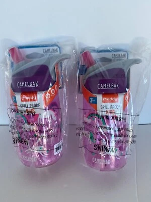 TWO New CamelBak Eddy UNICORN Big Bite Valve Spill Proof 12 Ounce-ship free