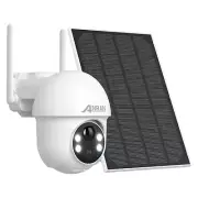 ANRAN 3MP Wireless Solar Camera WIFI Security Outdoor Battery PTZ CCTV Home Cam