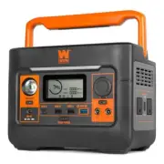 WEN Inverter Generator Power Station + Battery-Powered Li-Ion USB Port Black